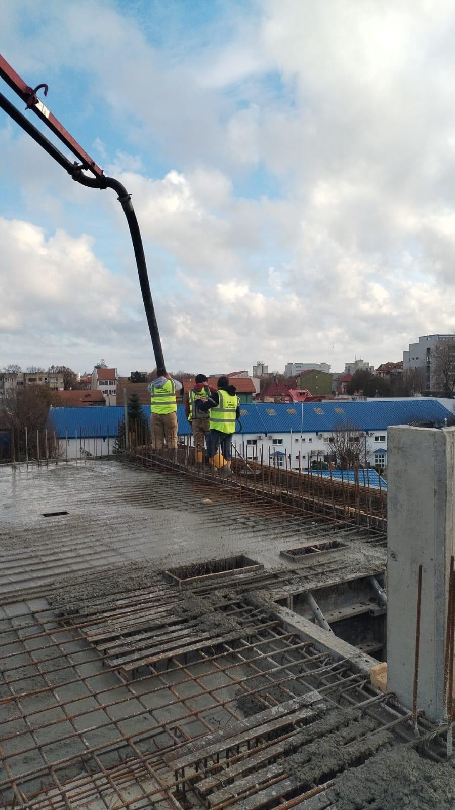 Lucrare de turnare și finisare beton executată de MLD Beton