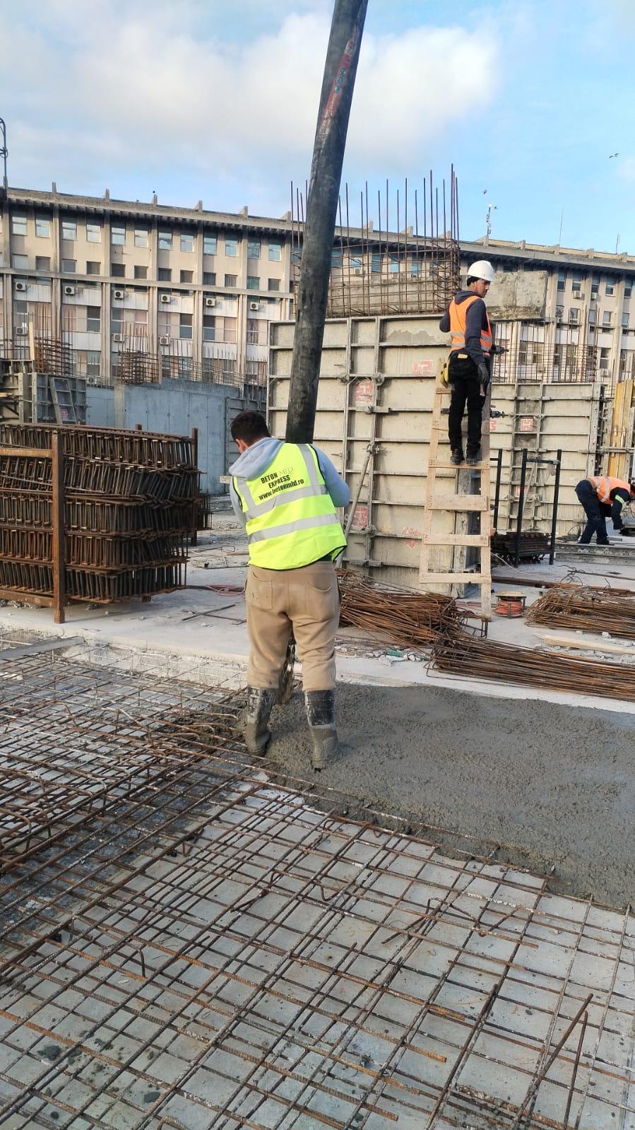 Lucrare de turnare și finisare beton executată de MLD Beton