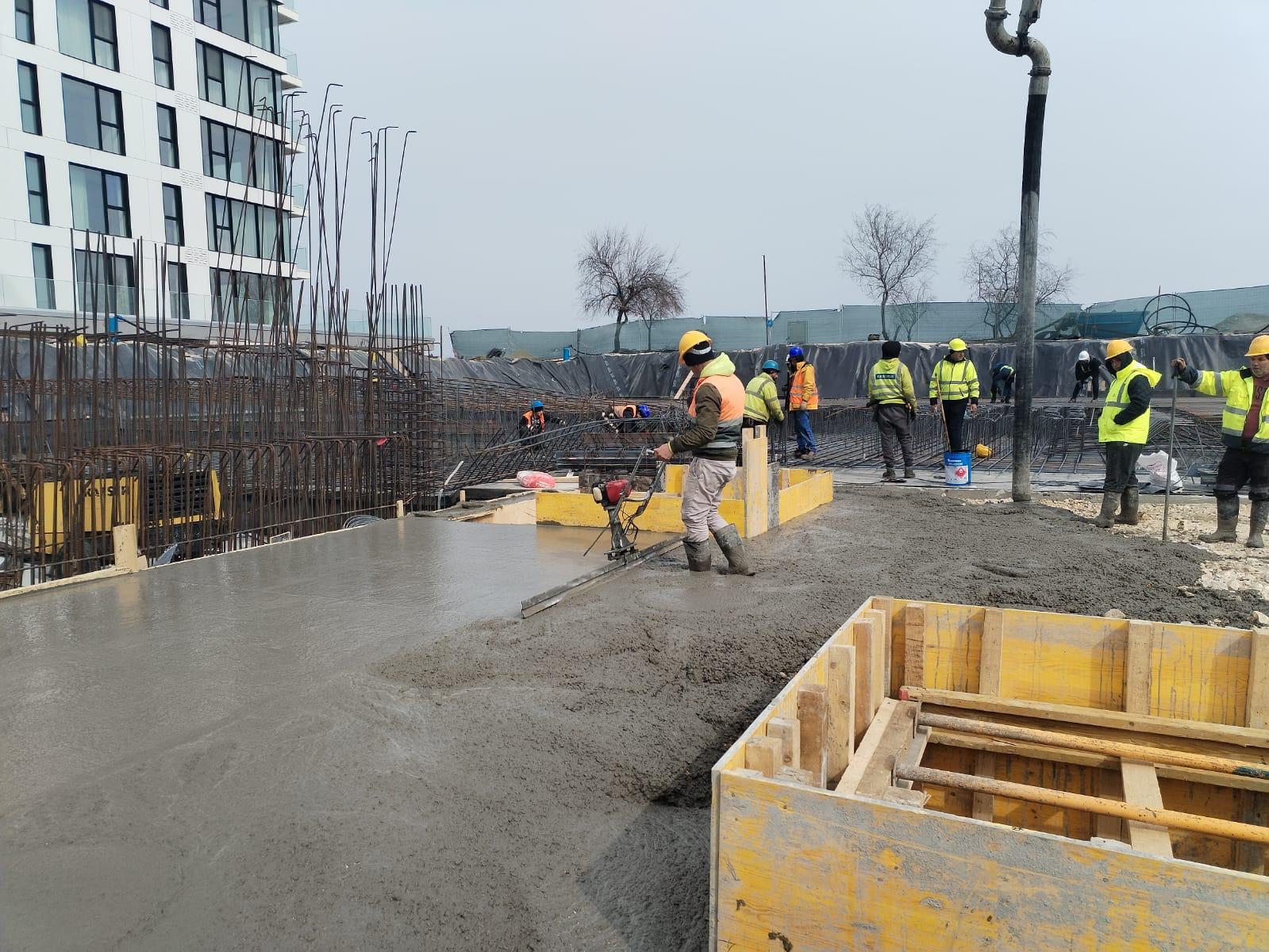 Lucrare de turnare și finisare beton executată de MLD Beton