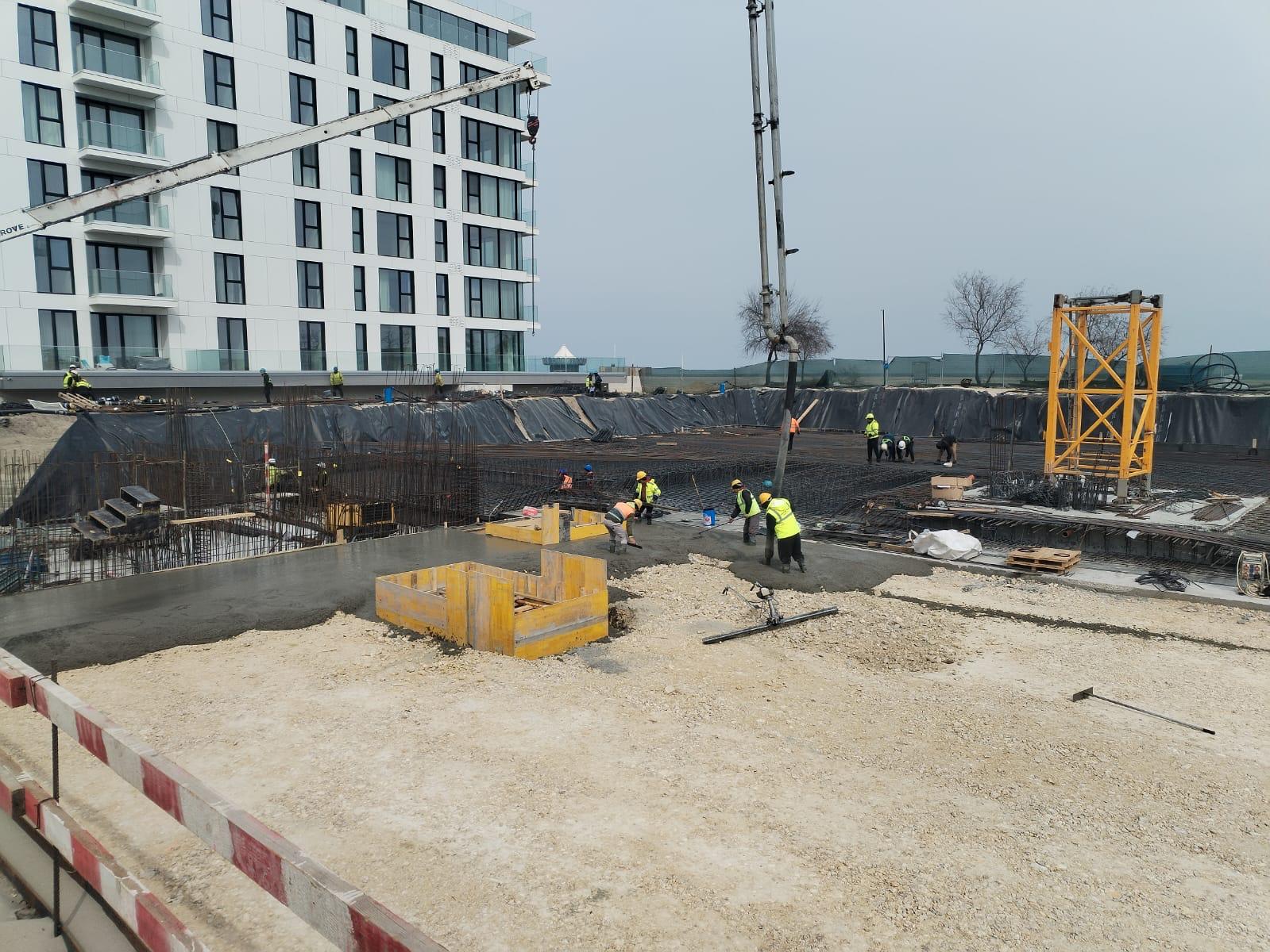 Lucrare de turnare și finisare beton executată de MLD Beton