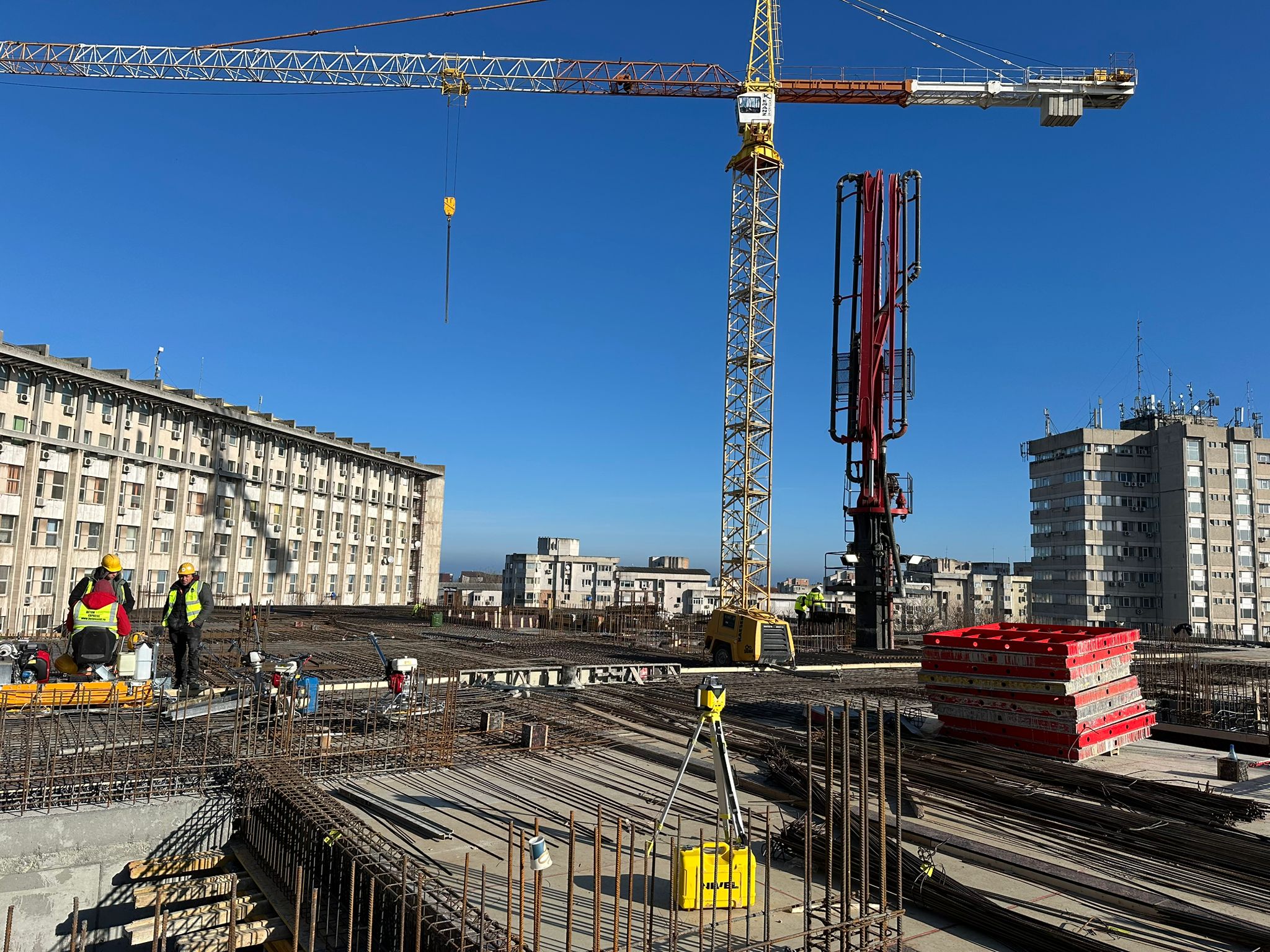 Lucrare de turnare și finisare beton executată de MLD Beton